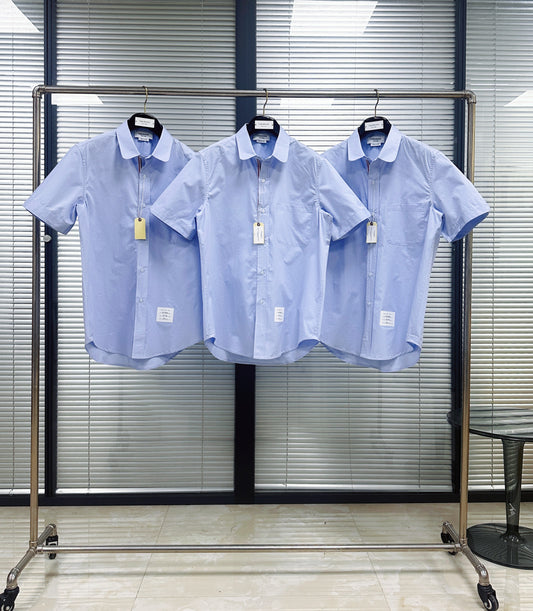 Blue and White Shirt