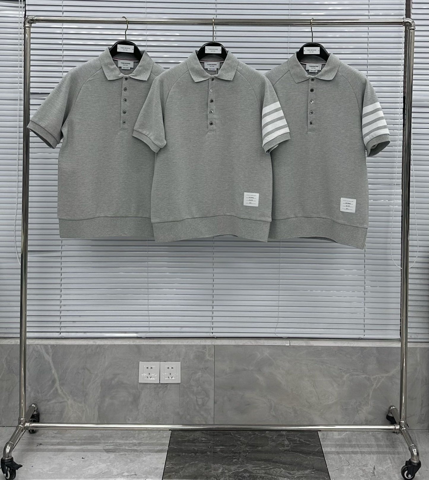Dark Blue and Grey Shirt