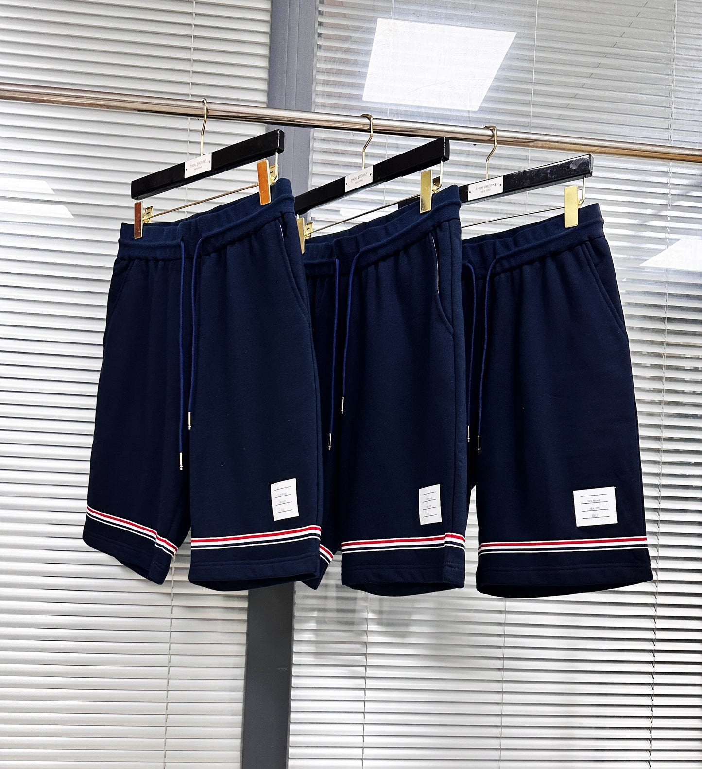 Dark Blue and Grey Short