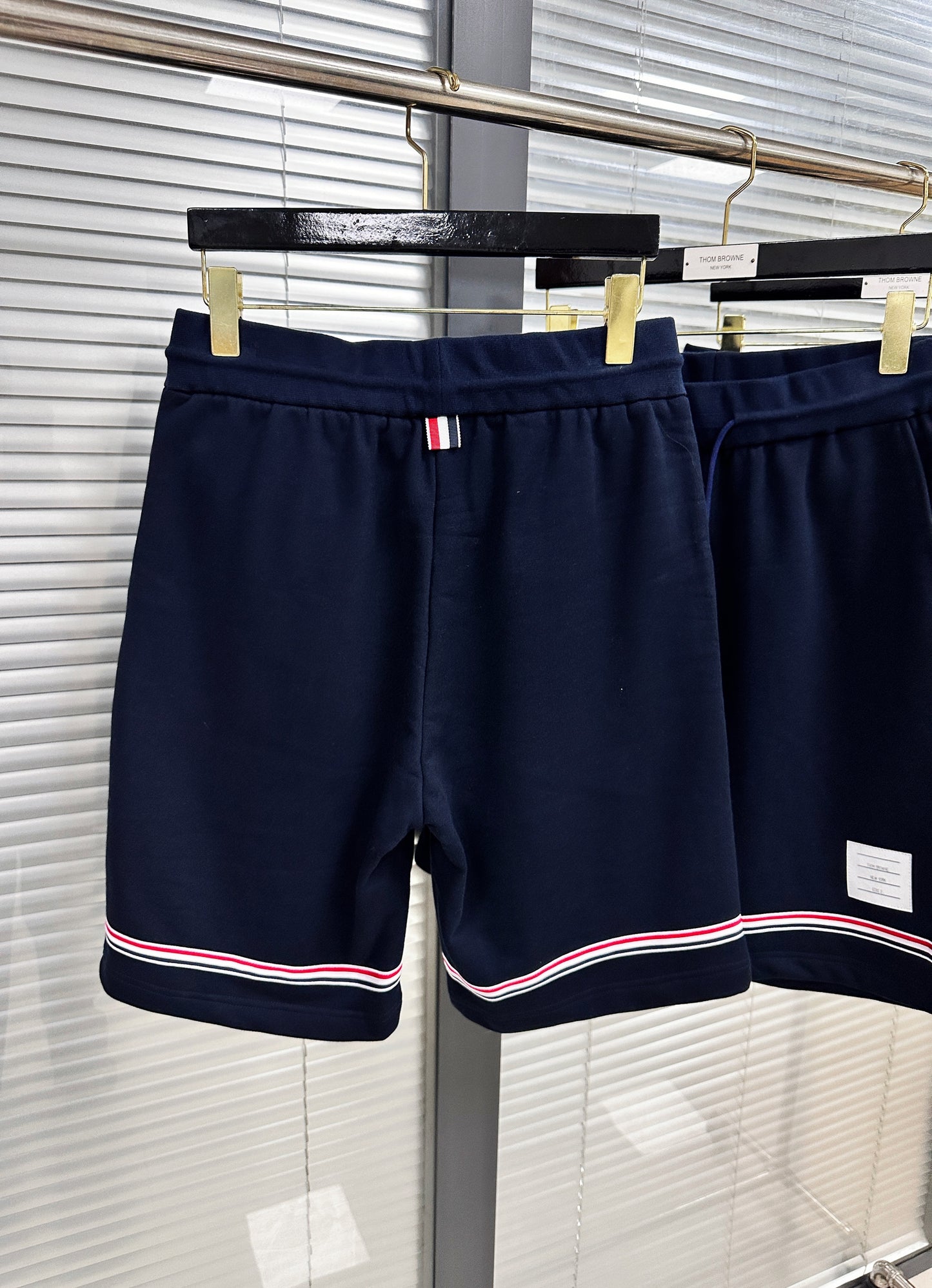 Dark Blue and Grey Short