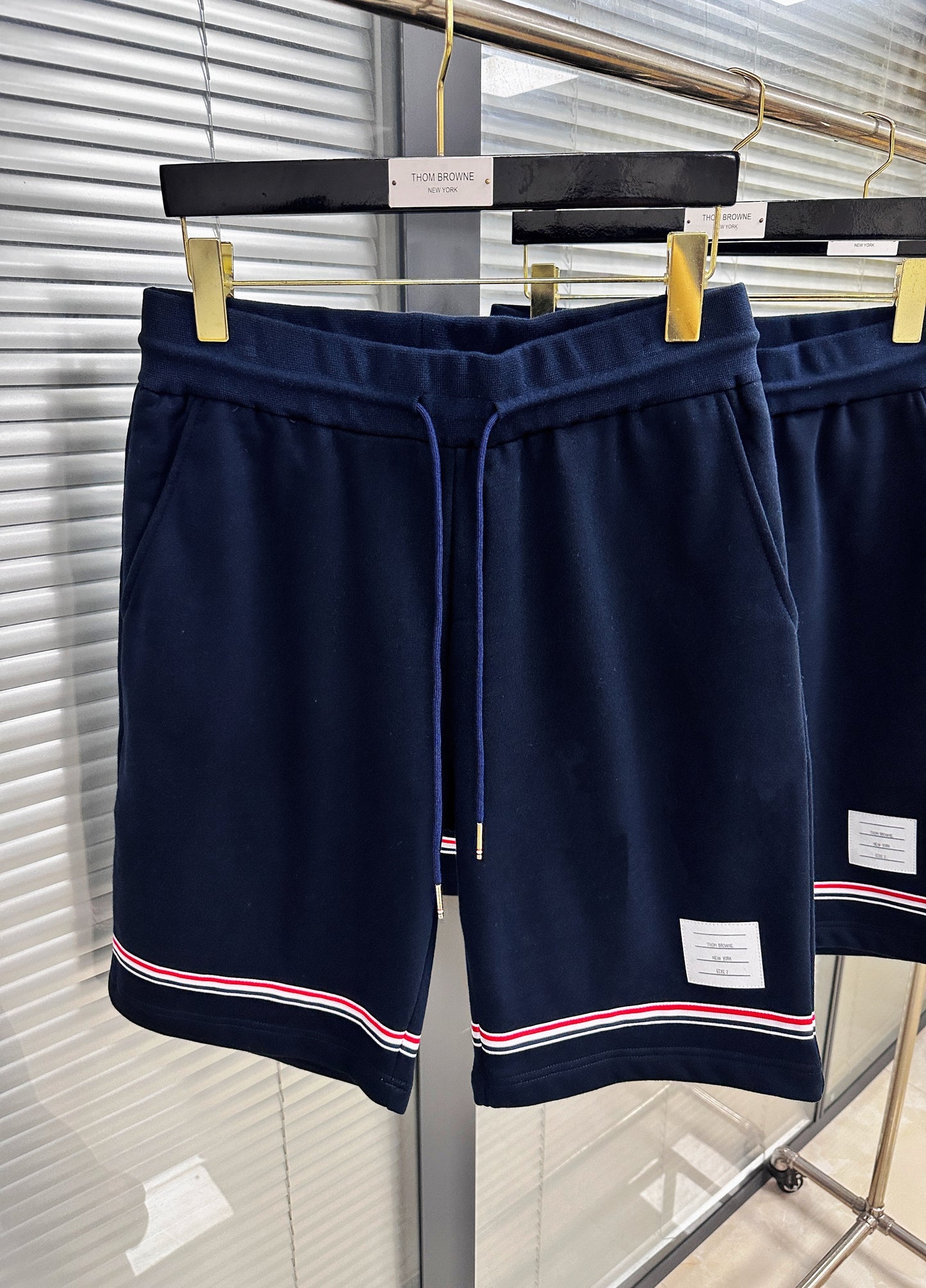 Dark Blue and Grey Short