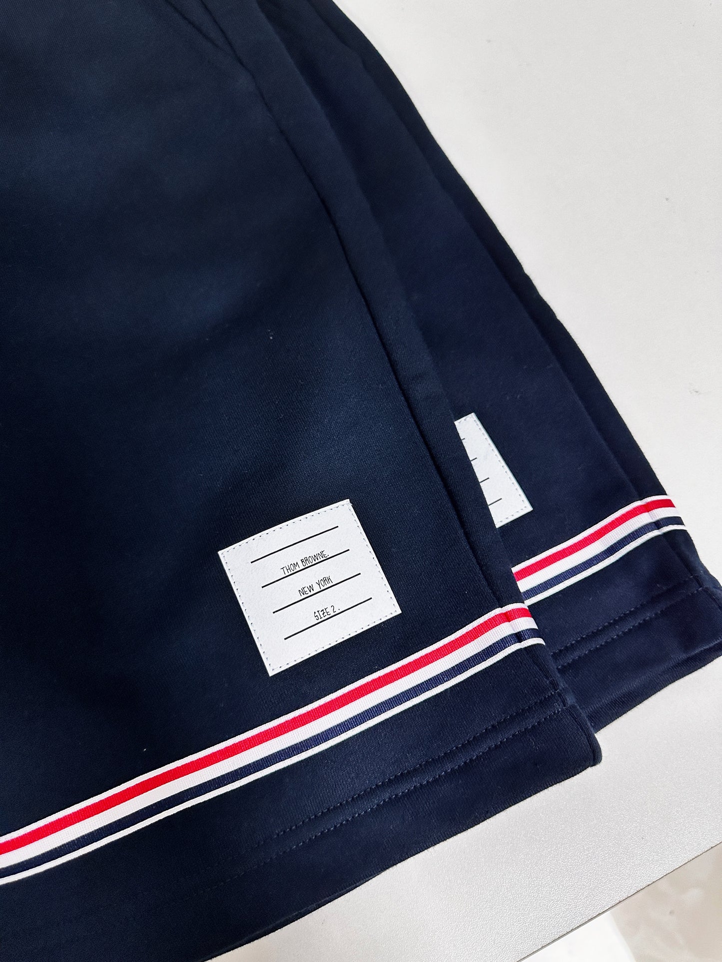 Dark Blue and Grey Short