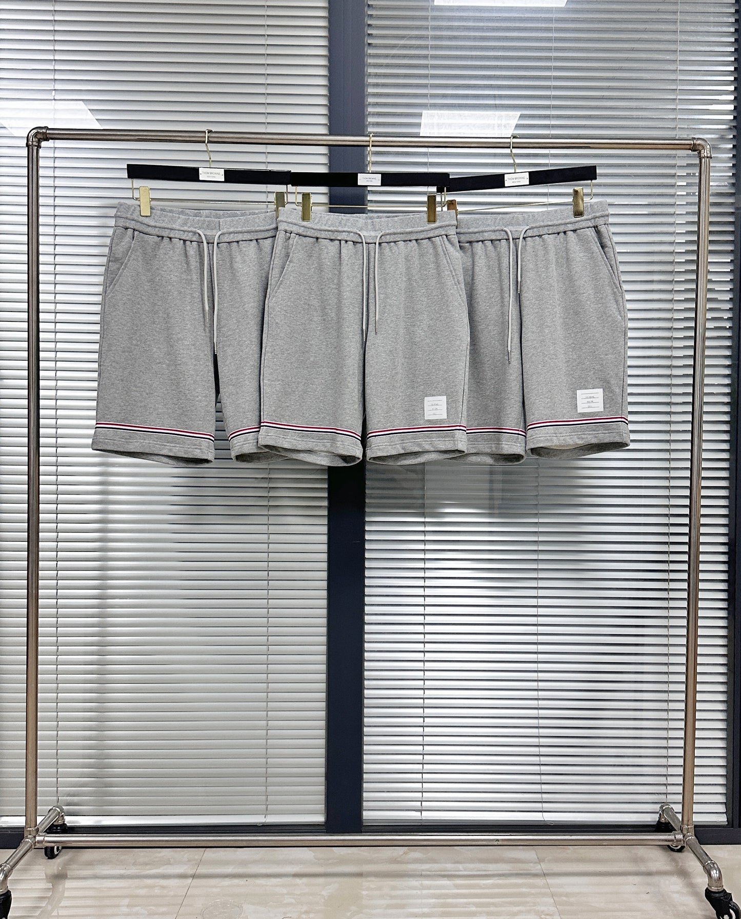 Dark Blue and Grey Short