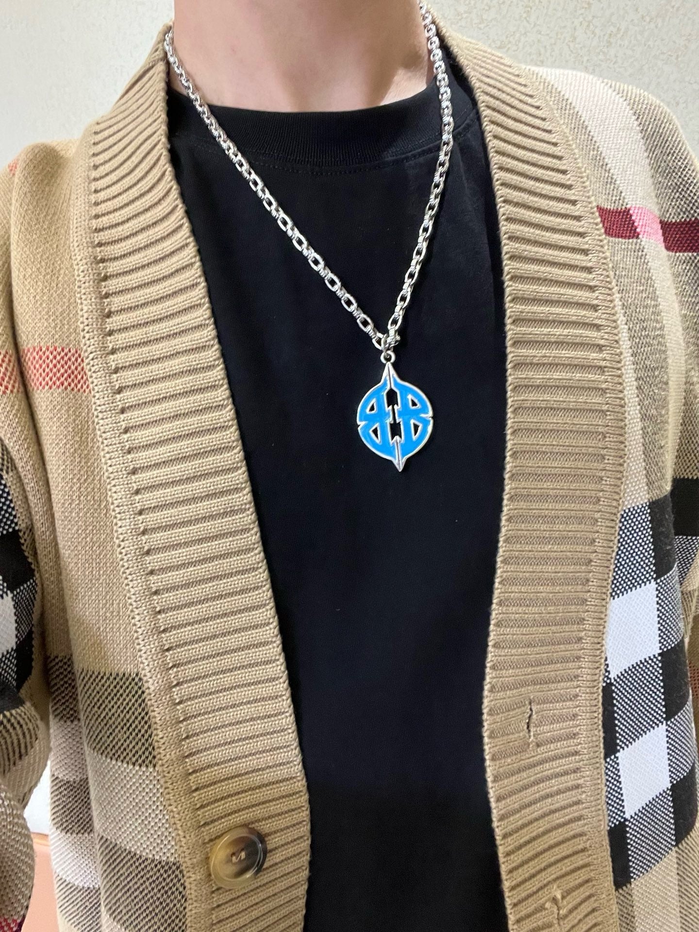 Silver Blue Necklace