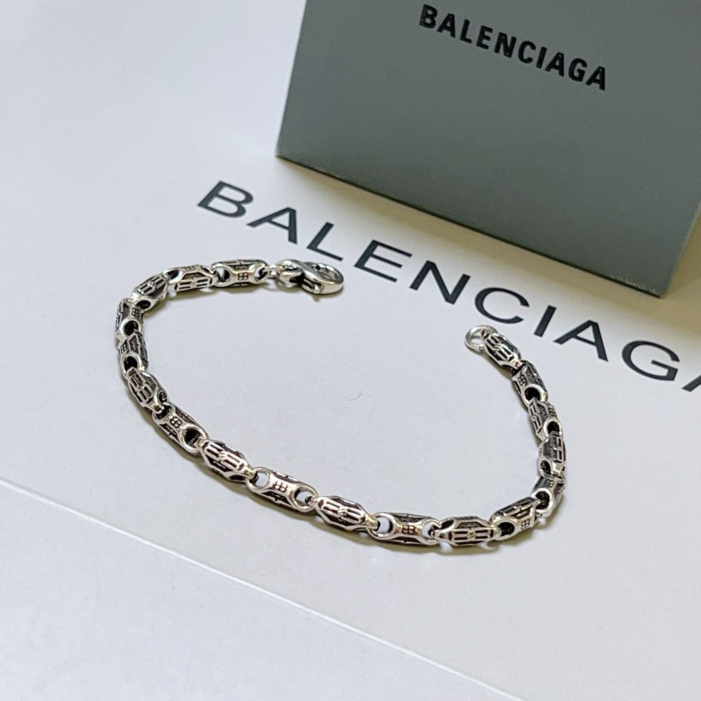 Silver Black Bracelet