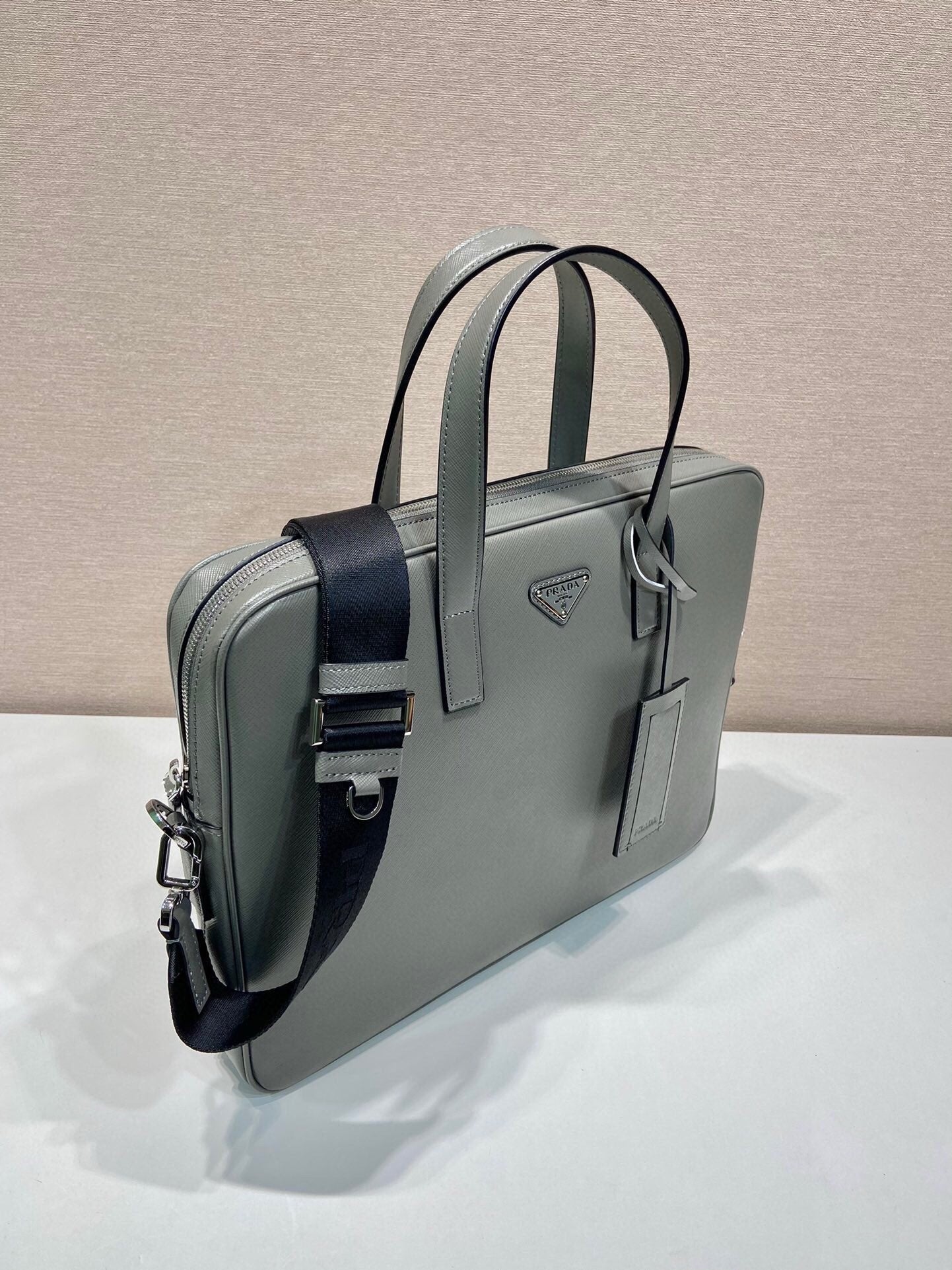 Light Green and Black Bag