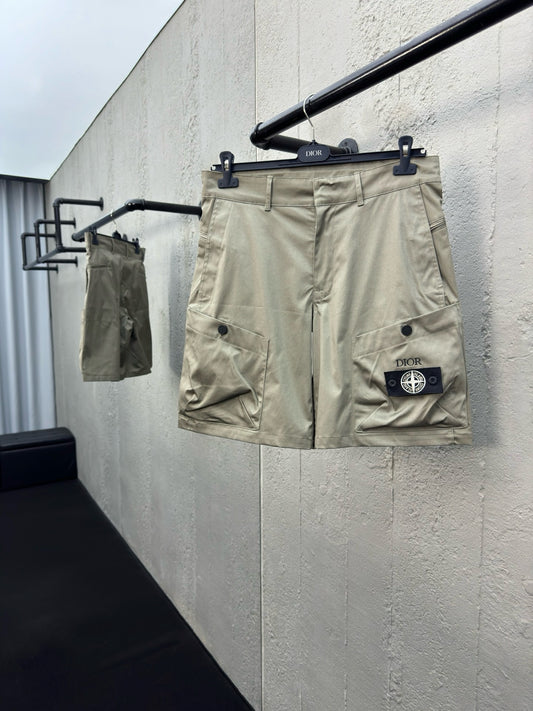 Army Green and Black Short
