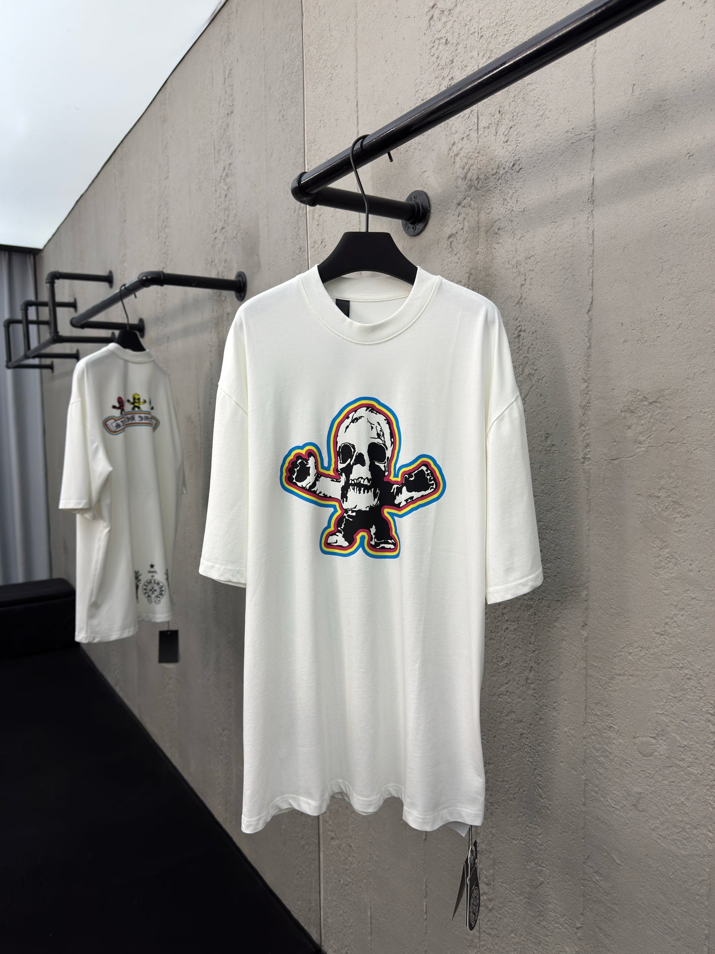 White and Black T-Shirt