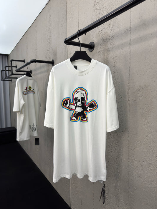 White and Black T-Shirt