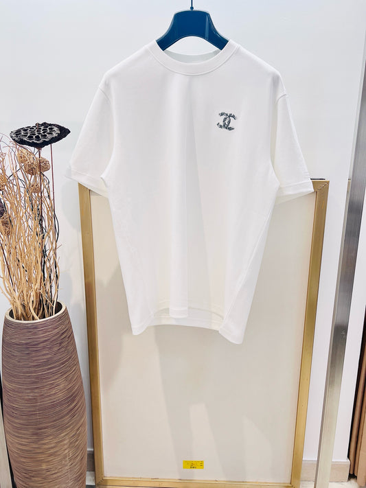 White and Black T-Shirt