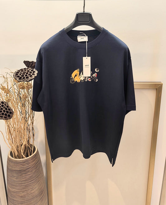 Black and Apricot T-Shirt
