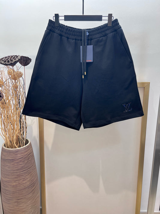 Beige and Black Short