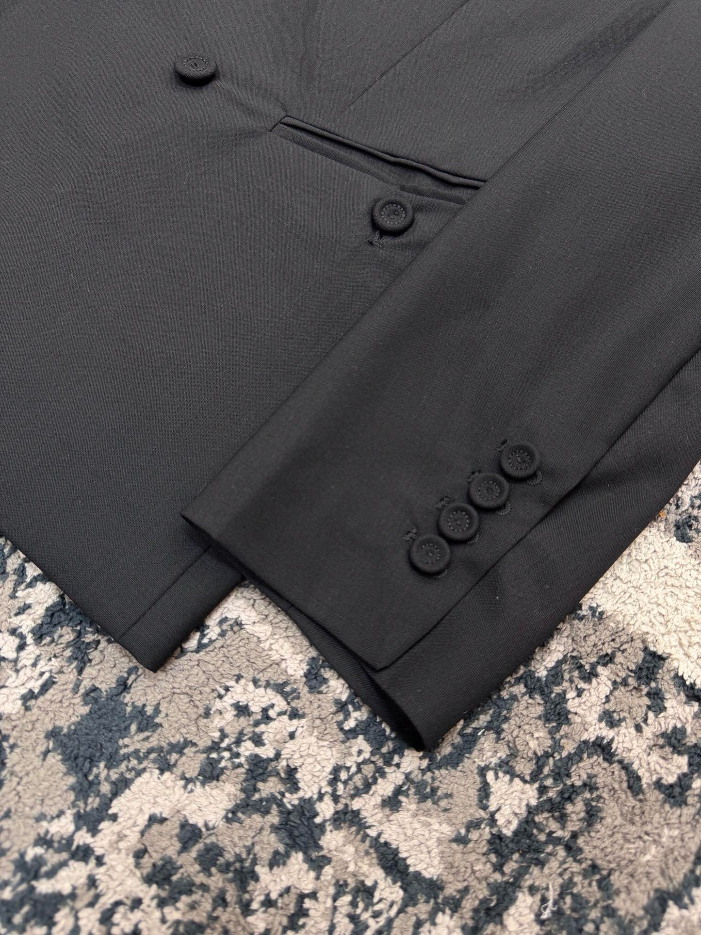 Black Jacket and Pant Set