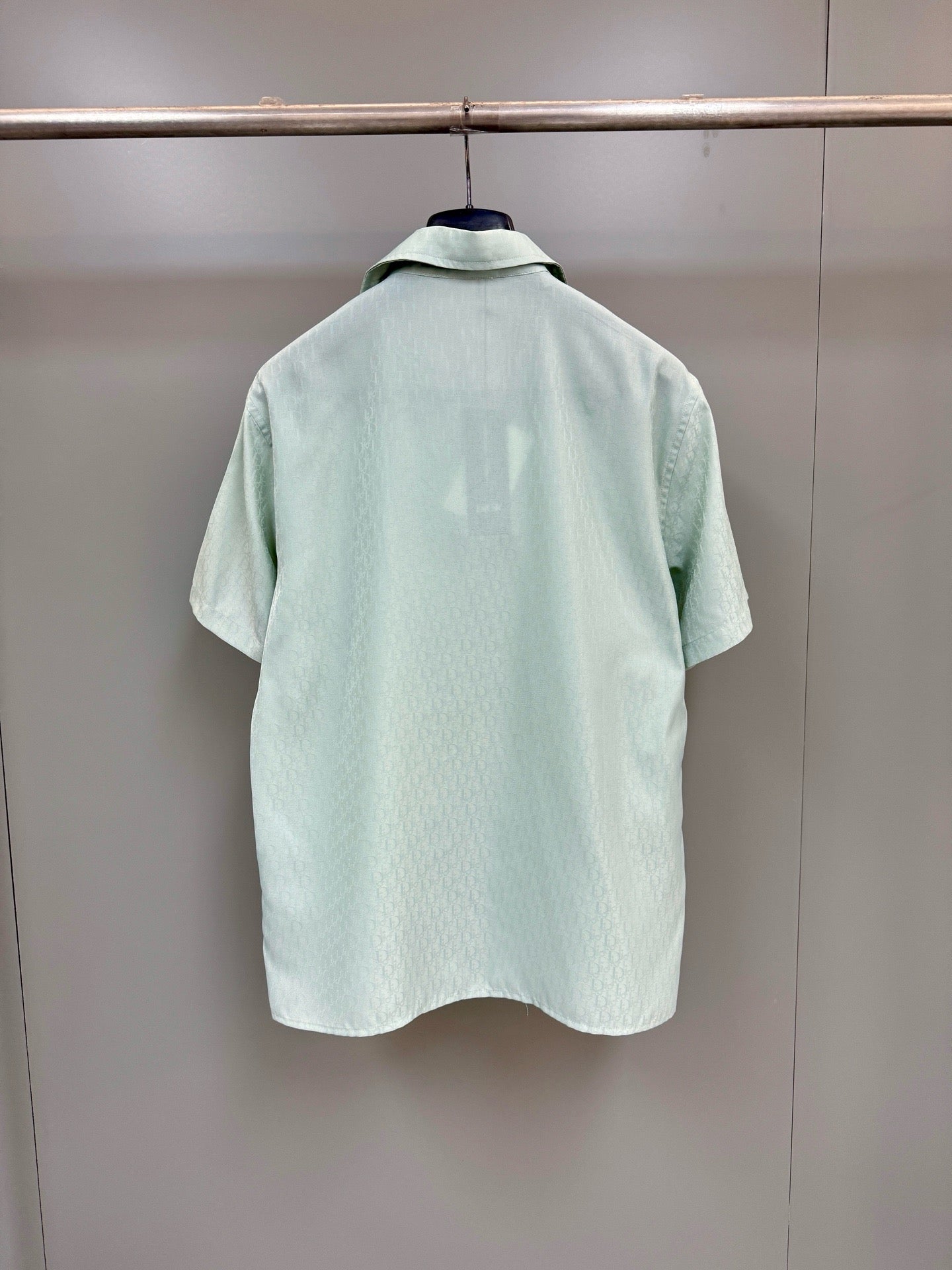 Blue and Light Green Shirt
