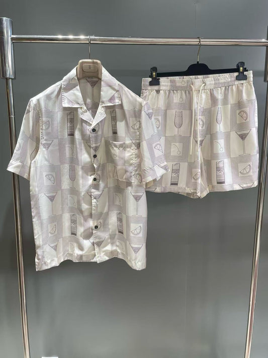 Multi-Colors Shirt and Short Set