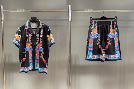 Multi-Colors Shirt and Short Set