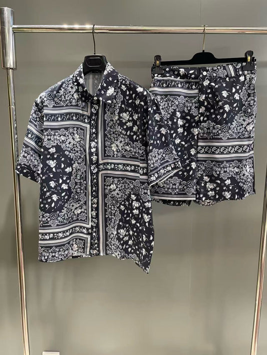 Multi-Colors Shirt and Short Set
