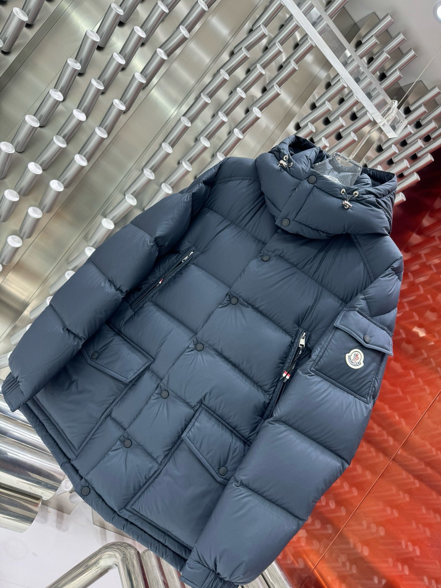 Black and Dark Blue Jacket