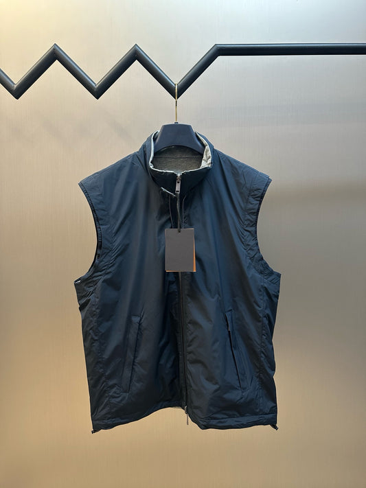 Blue Grey Vest