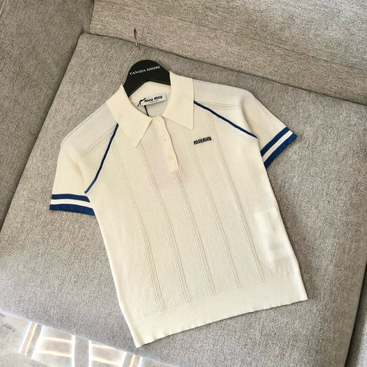 White and Brown Polo