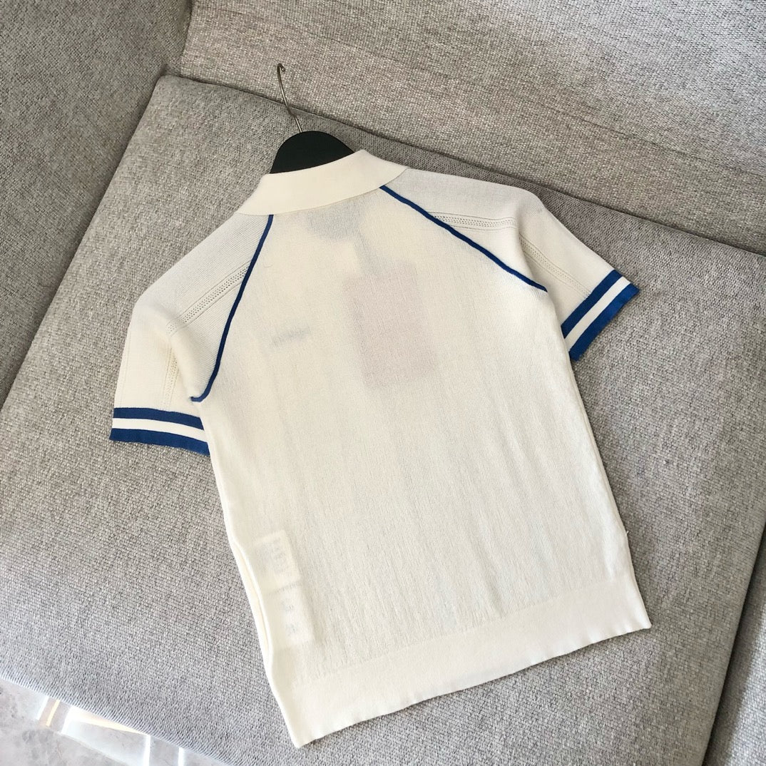 White and Brown Polo