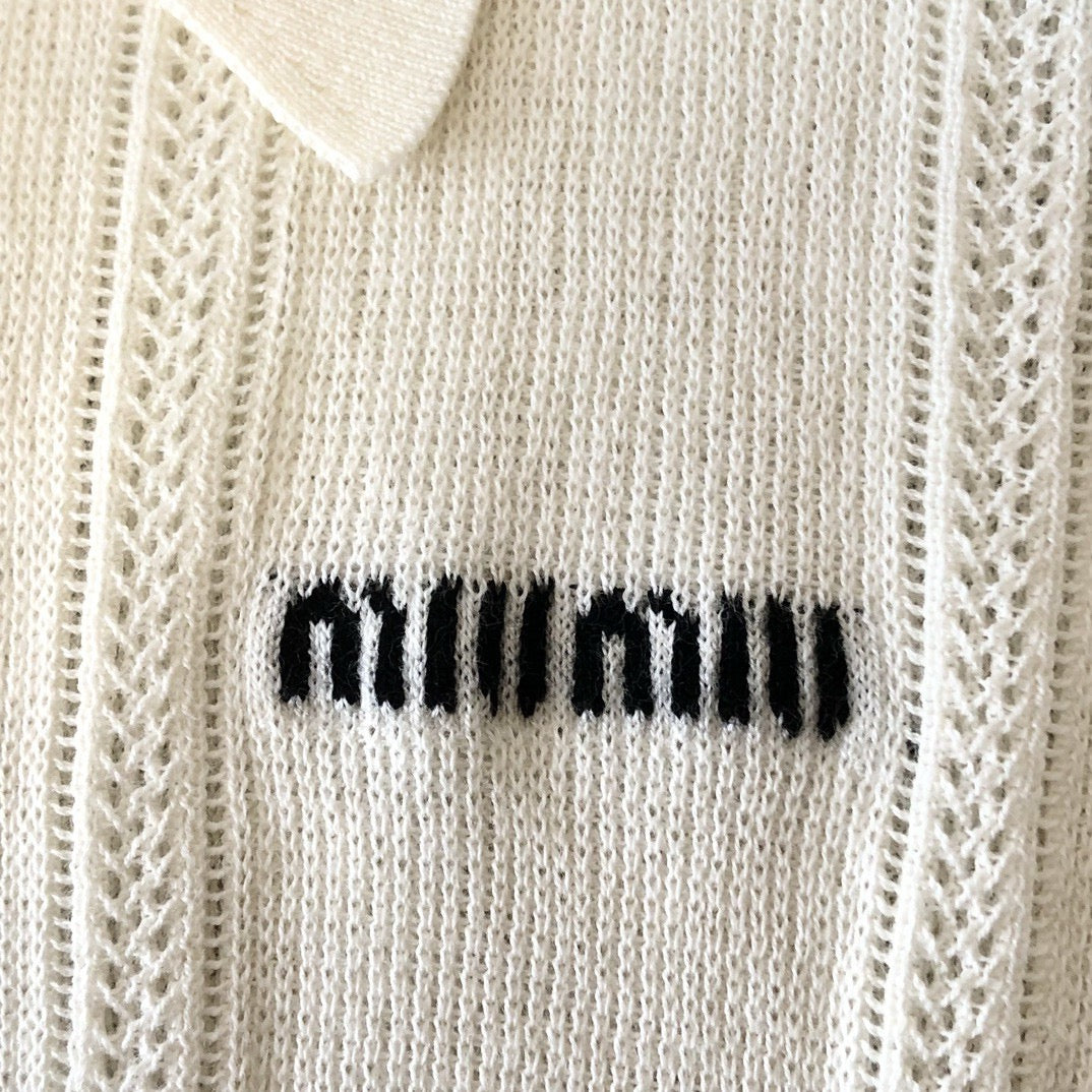 White and Brown Polo