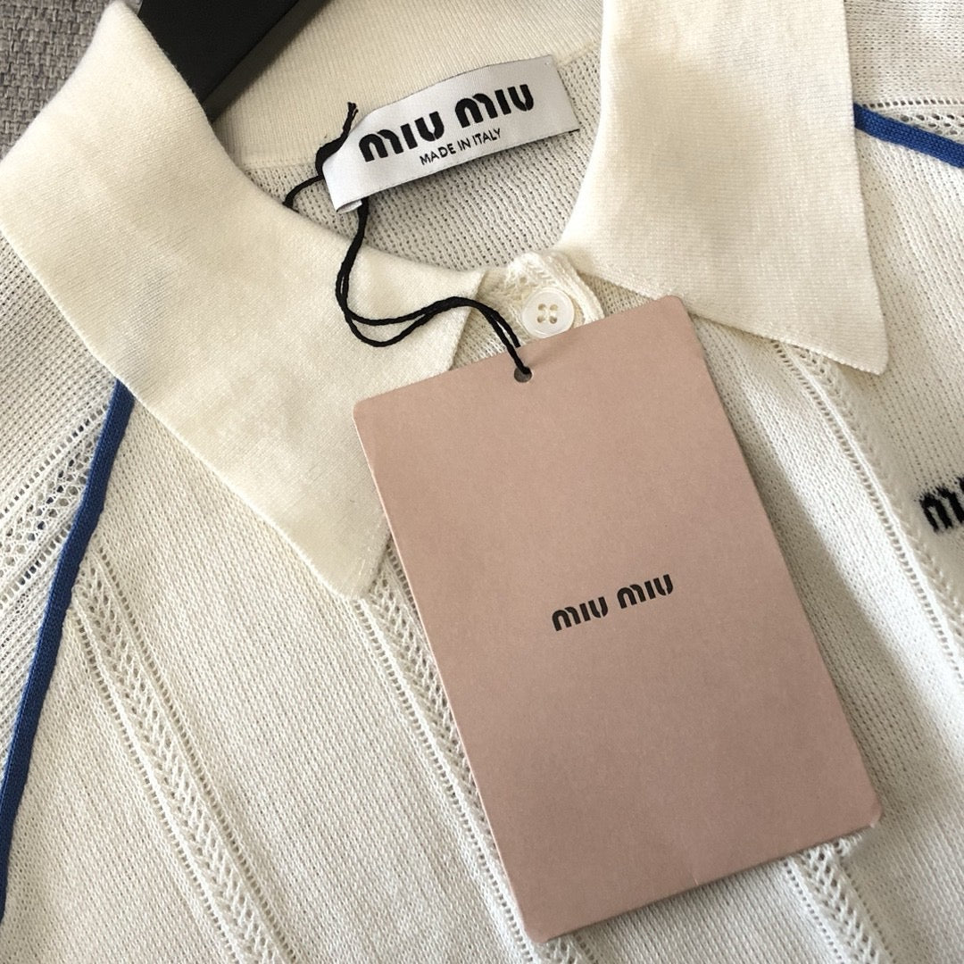White and Brown Polo