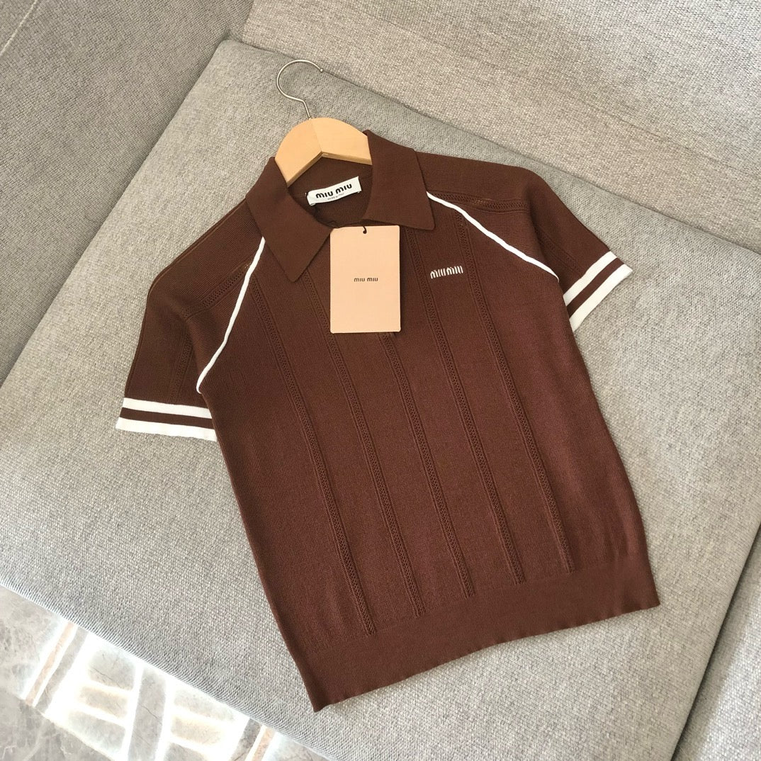 White and Brown Polo