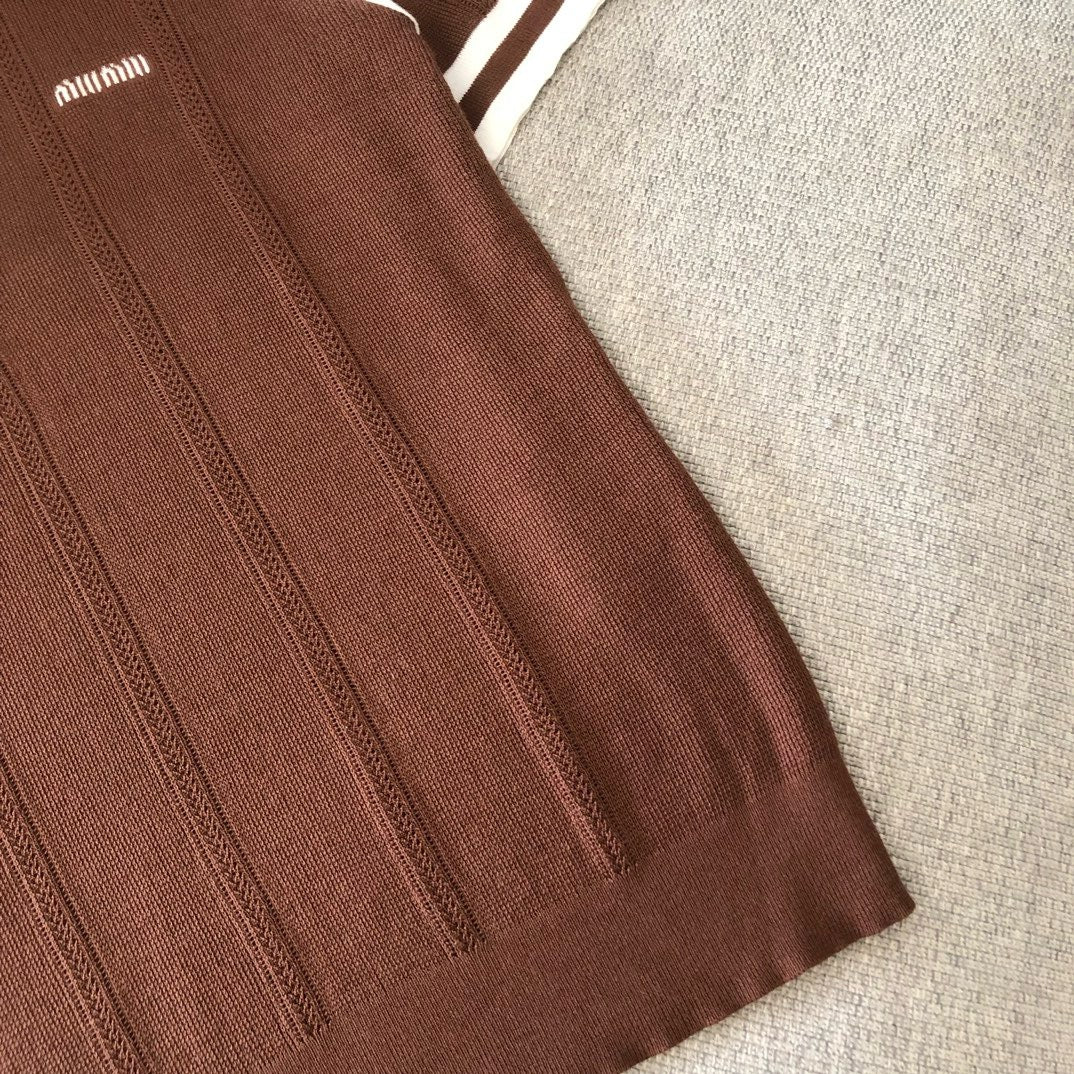 White and Brown Polo