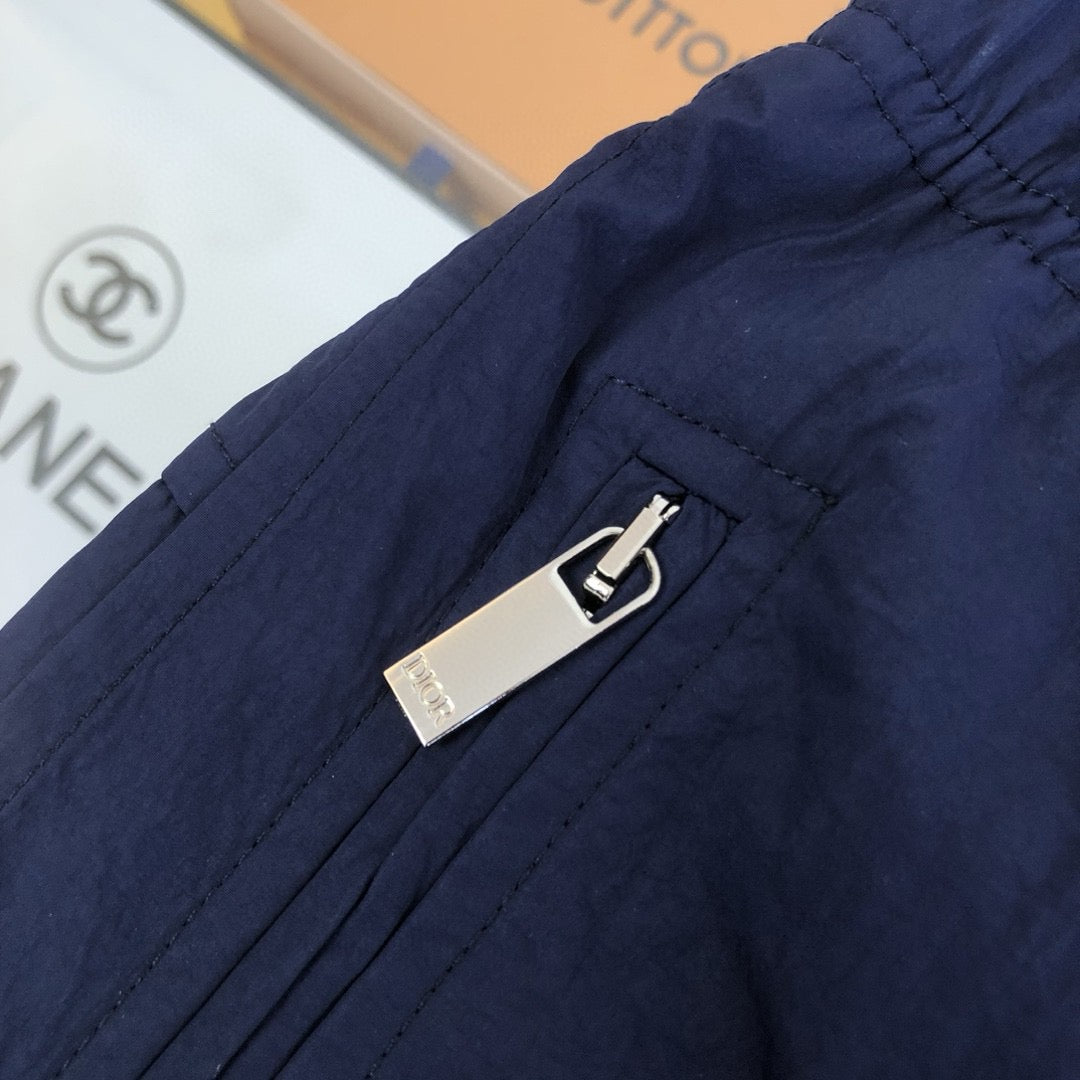 Brown and Dark Blue Short