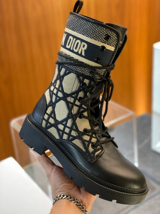 Black Beige Shoes