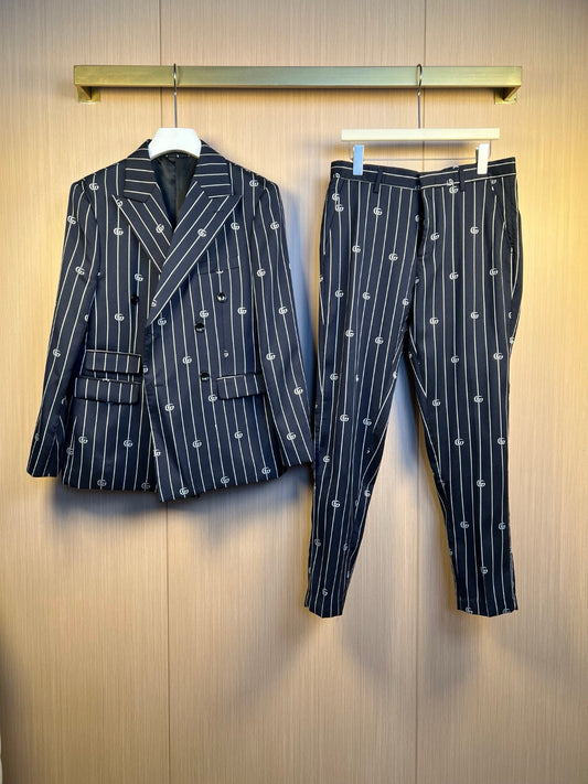 Blue Jacket and Pant Set