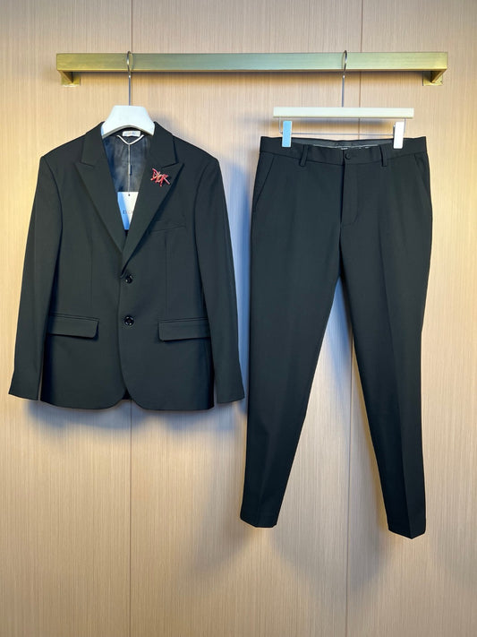 Black Jacket and Pant Set