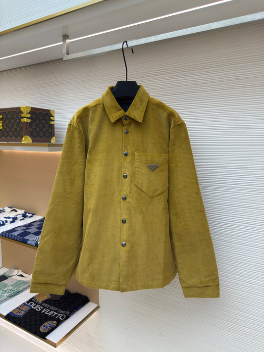 Chartreuse and Black Jacket