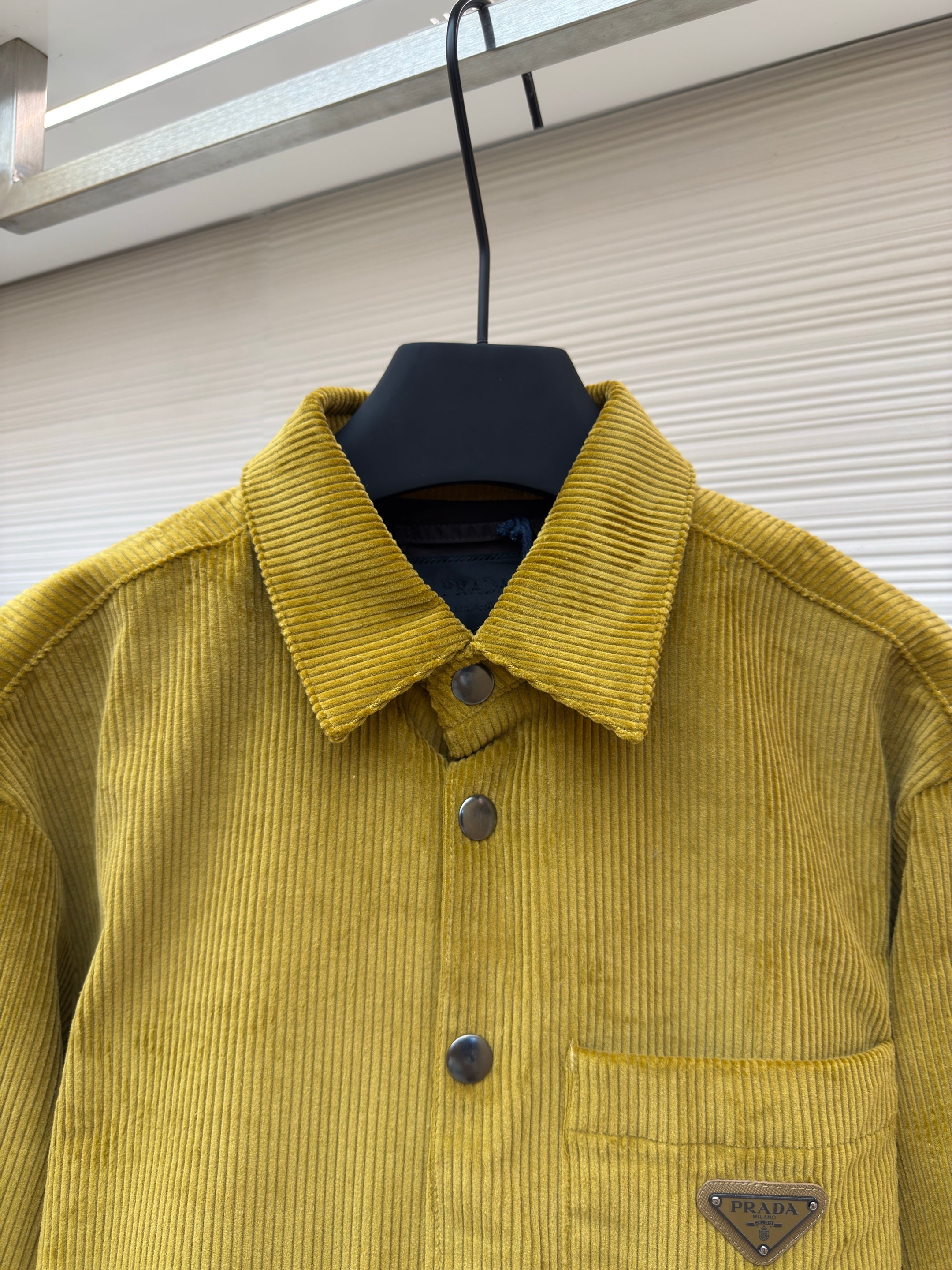 Chartreuse and Black Jacket