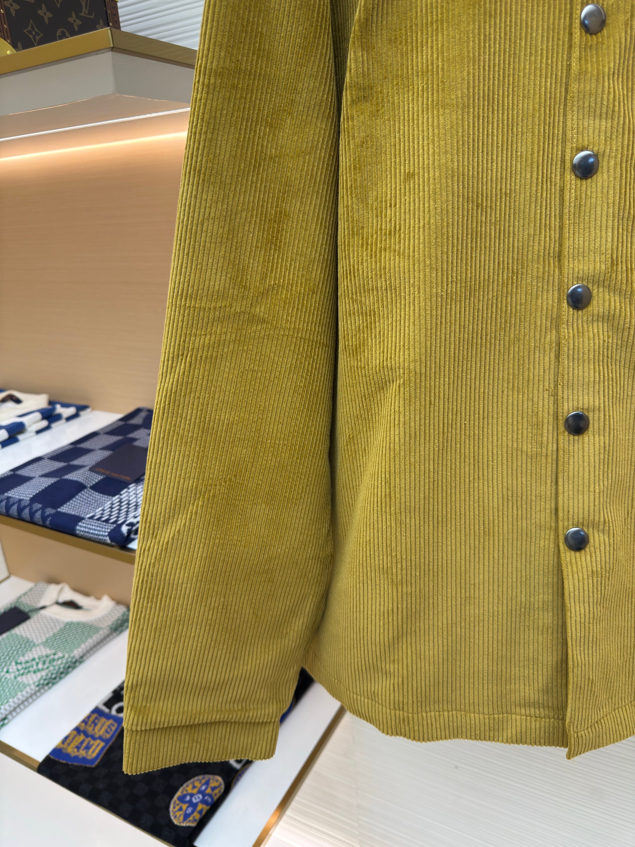 Chartreuse and Black Jacket