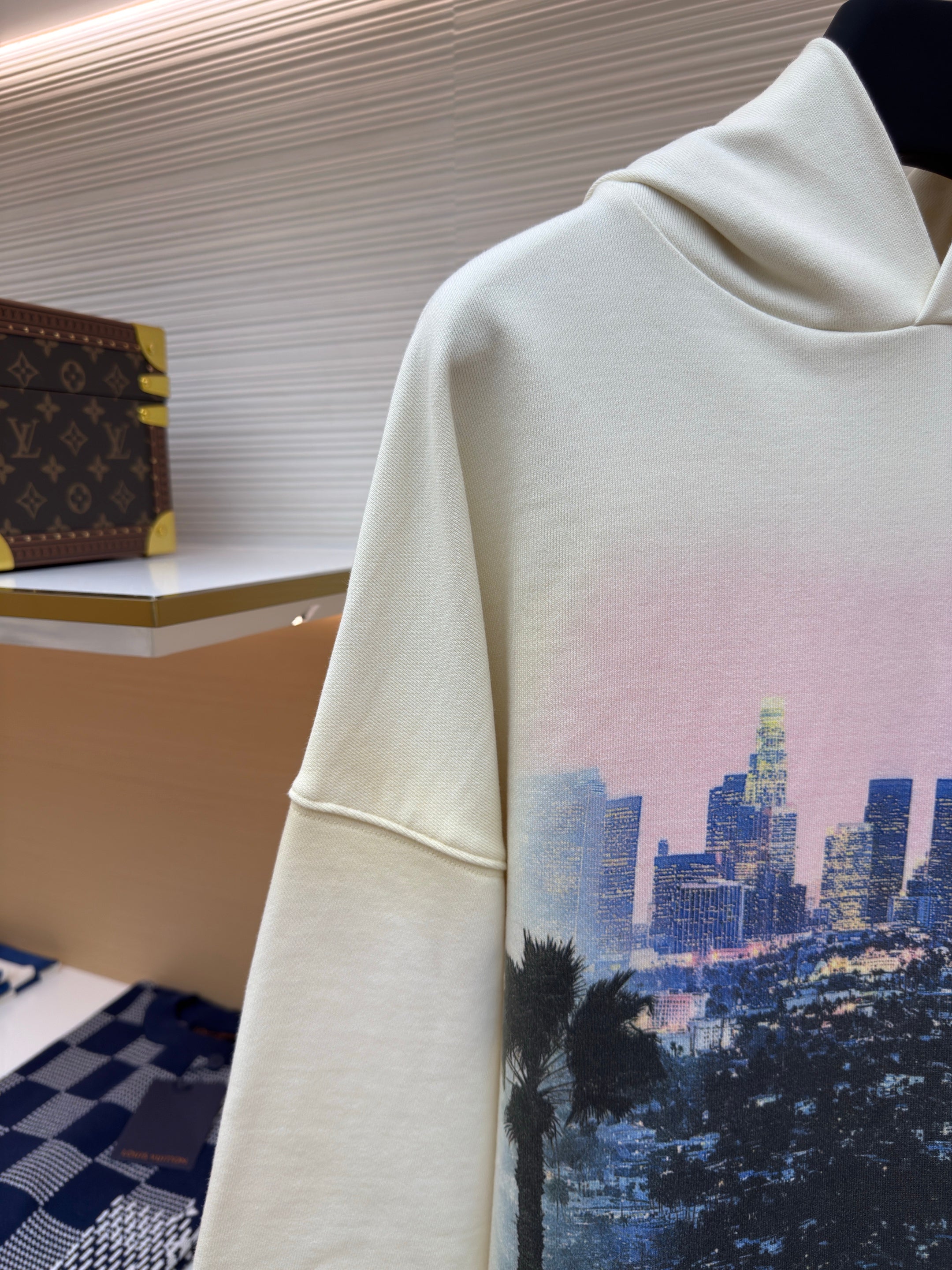 White and Black Hoodie