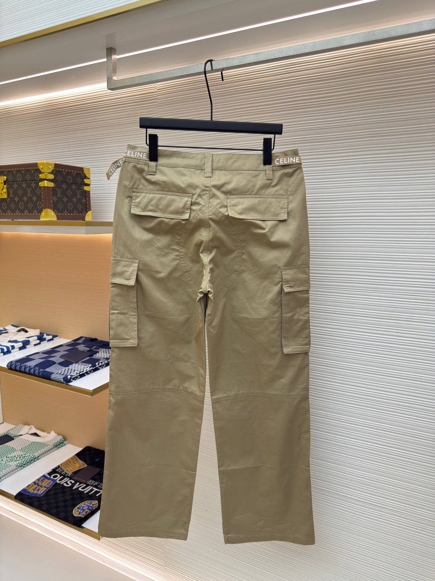 Khaki and Black Pant