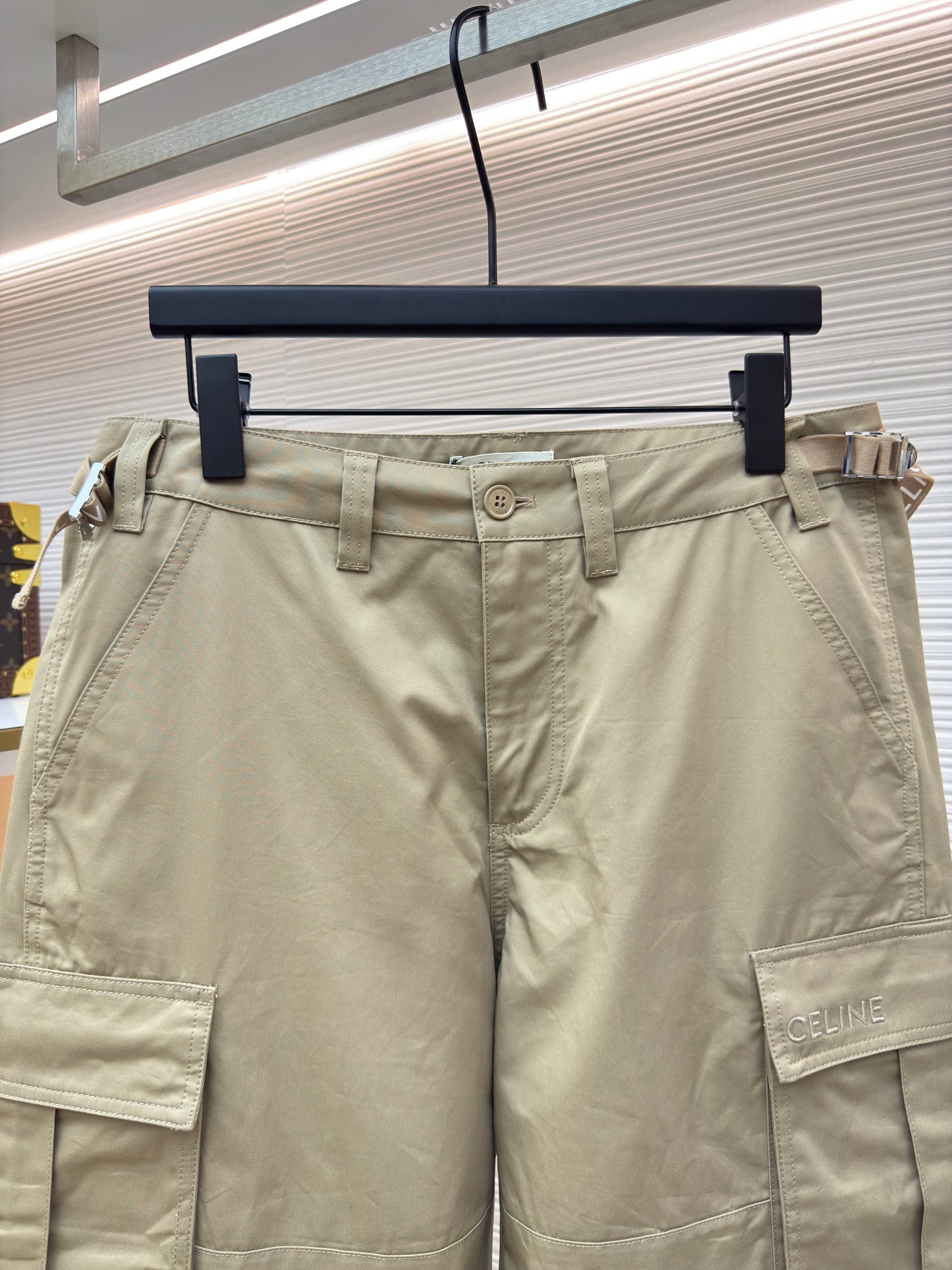 Khaki and Black Pant