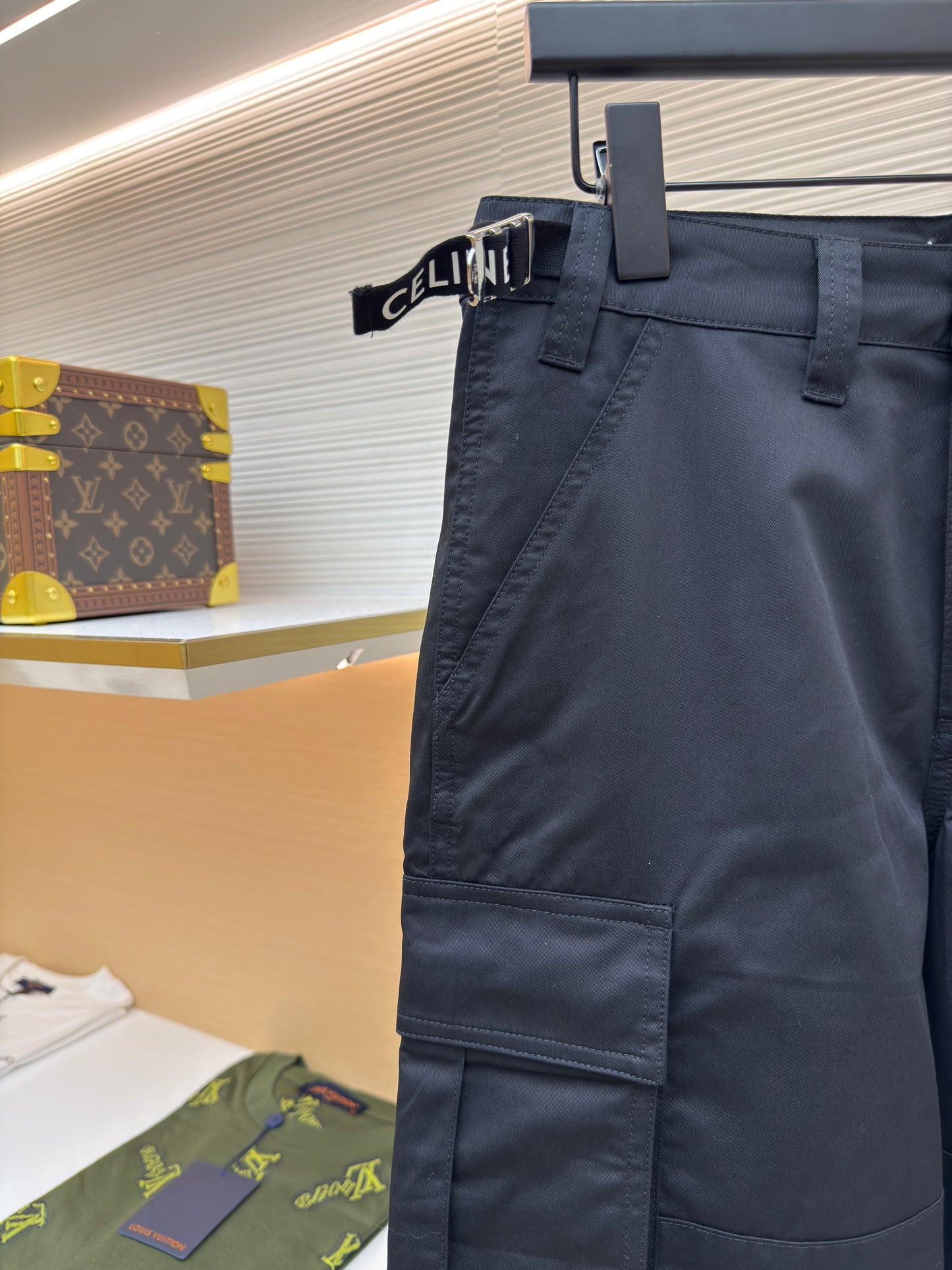 Khaki and Black Pant