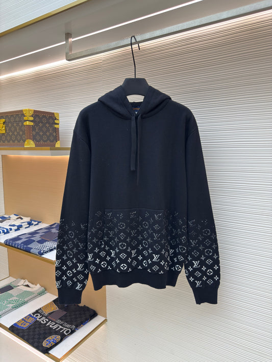 Black and Blue Hoodie