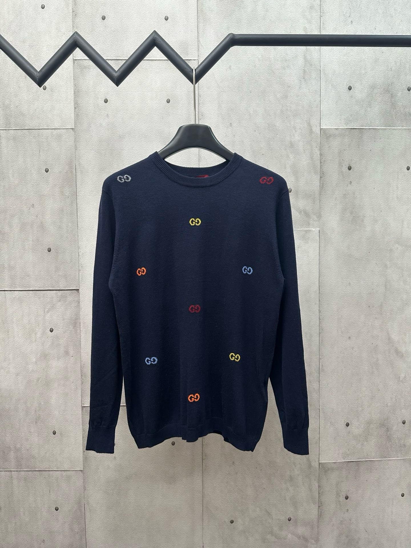 Grey and Dark Blue Jersey
