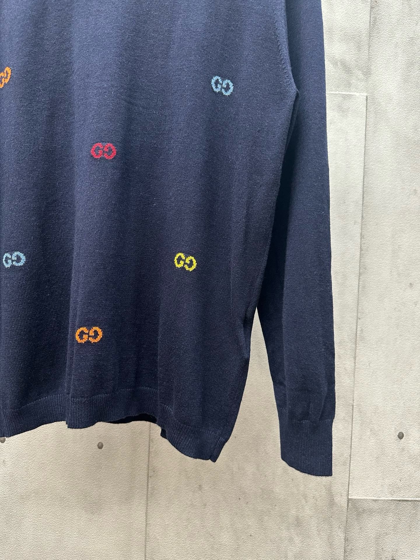 Grey and Dark Blue Jersey