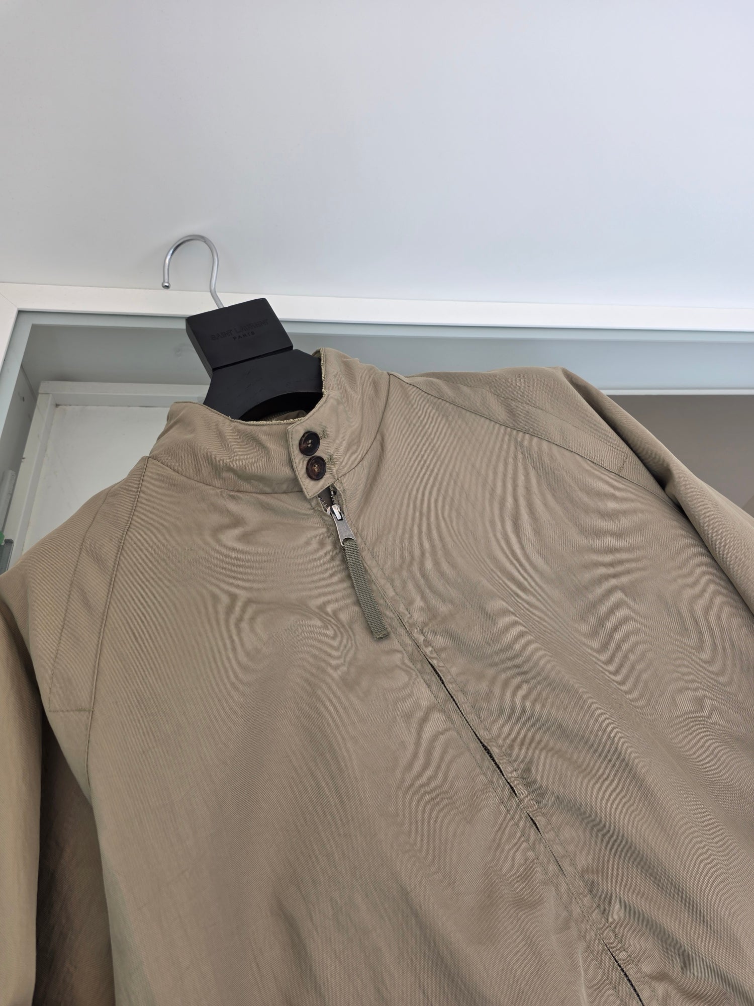 Beige and Black Jacket