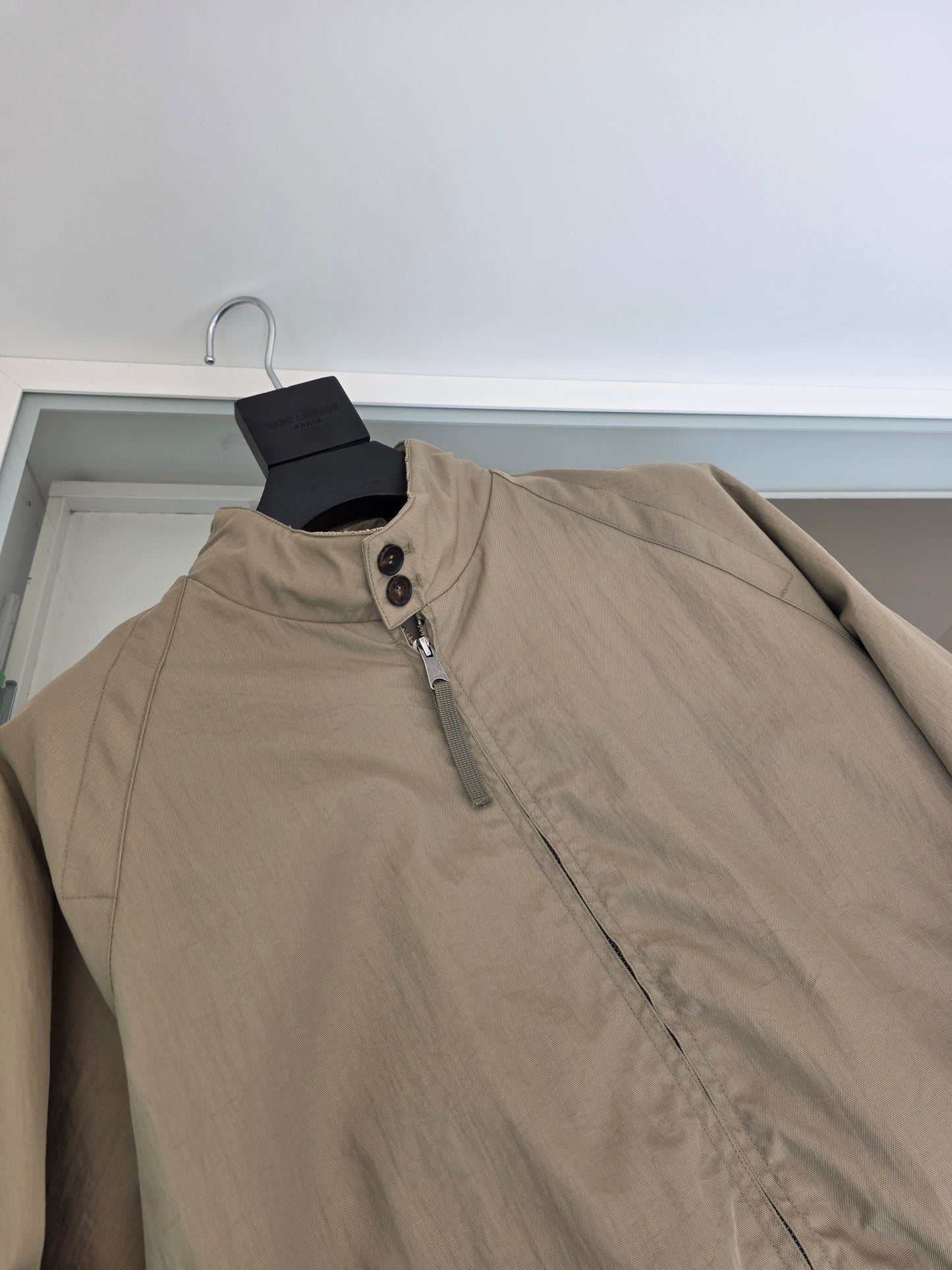Beige and Black Jacket