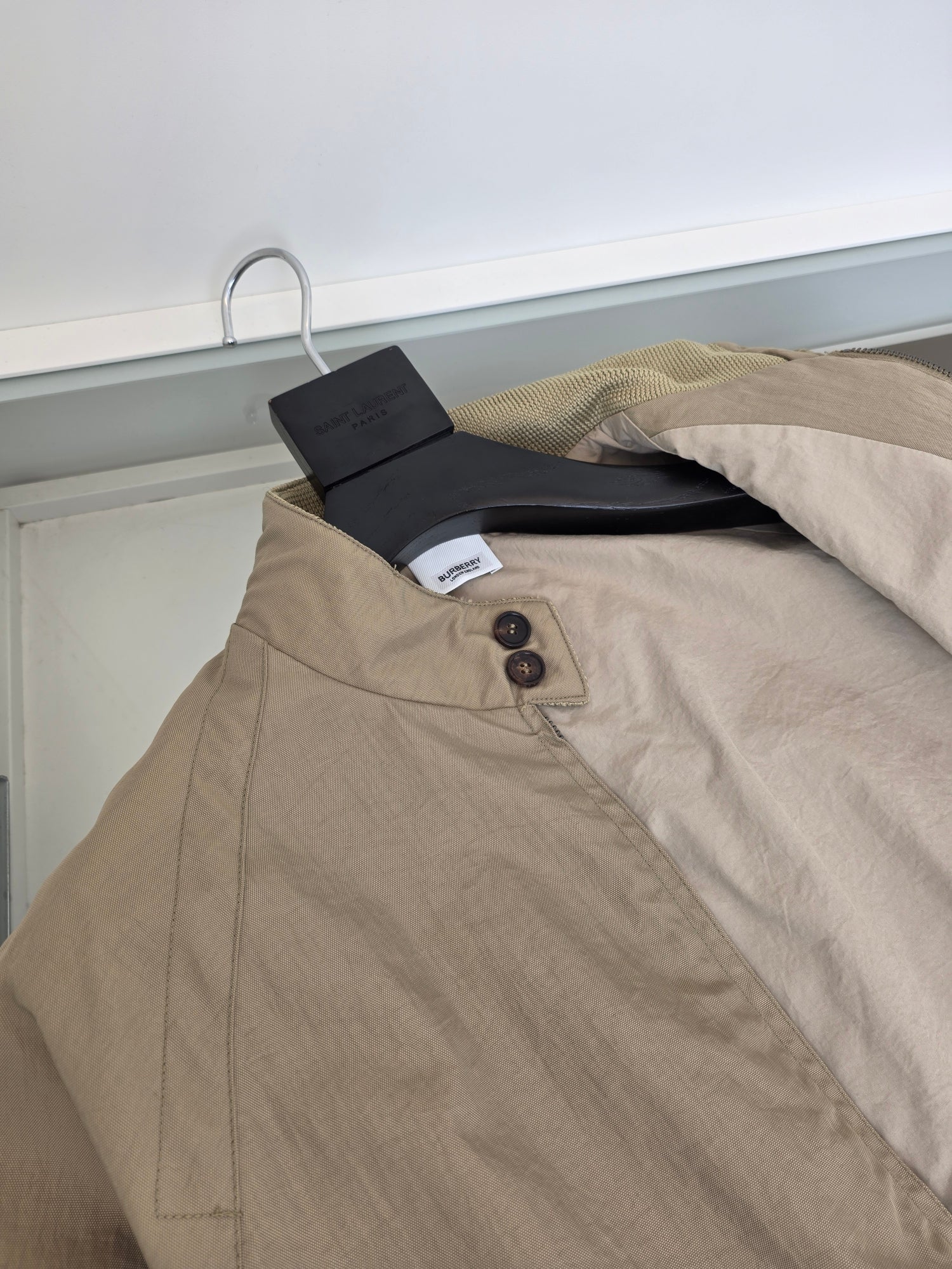 Beige and Black Jacket
