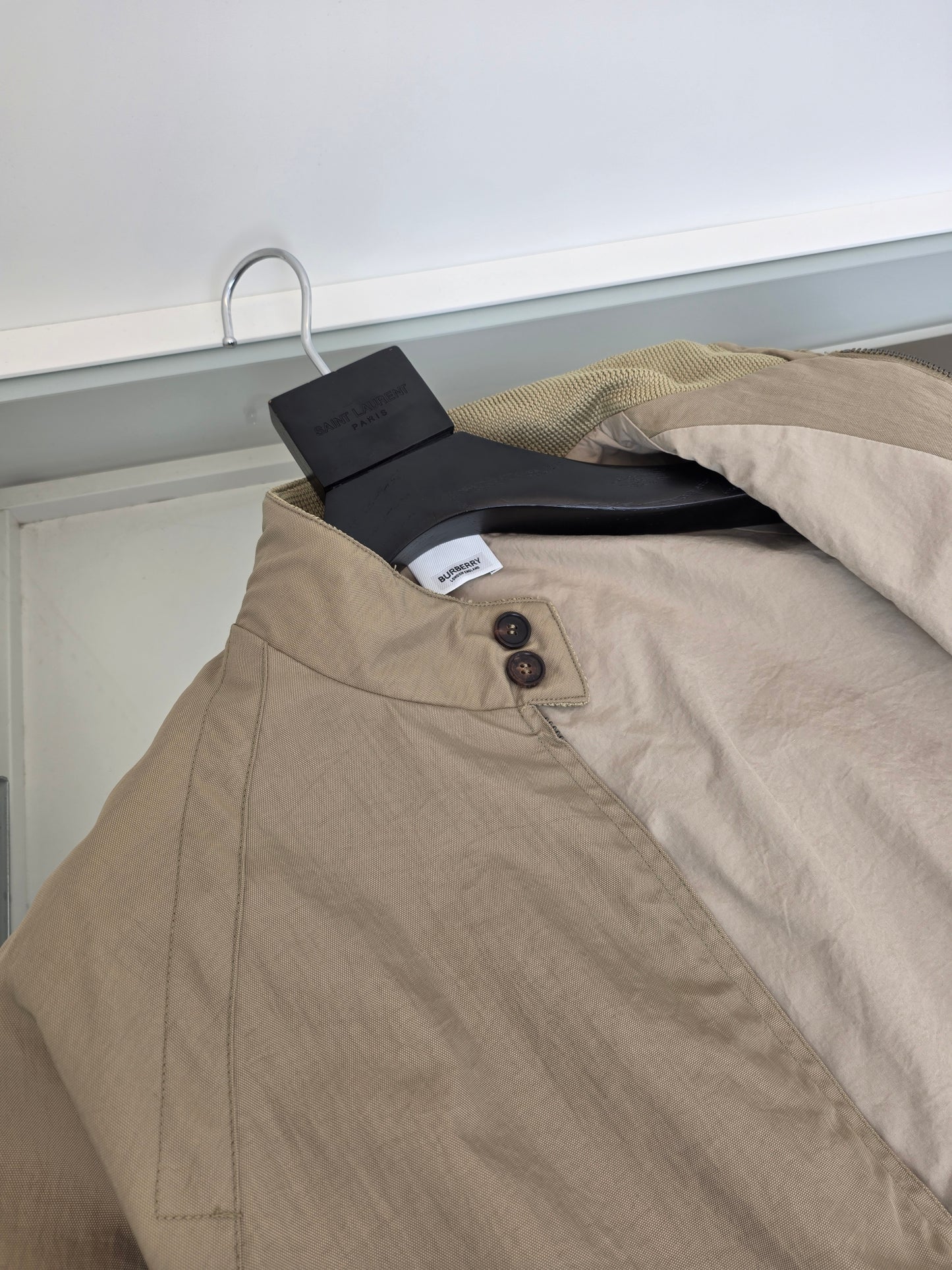 Beige and Black Jacket