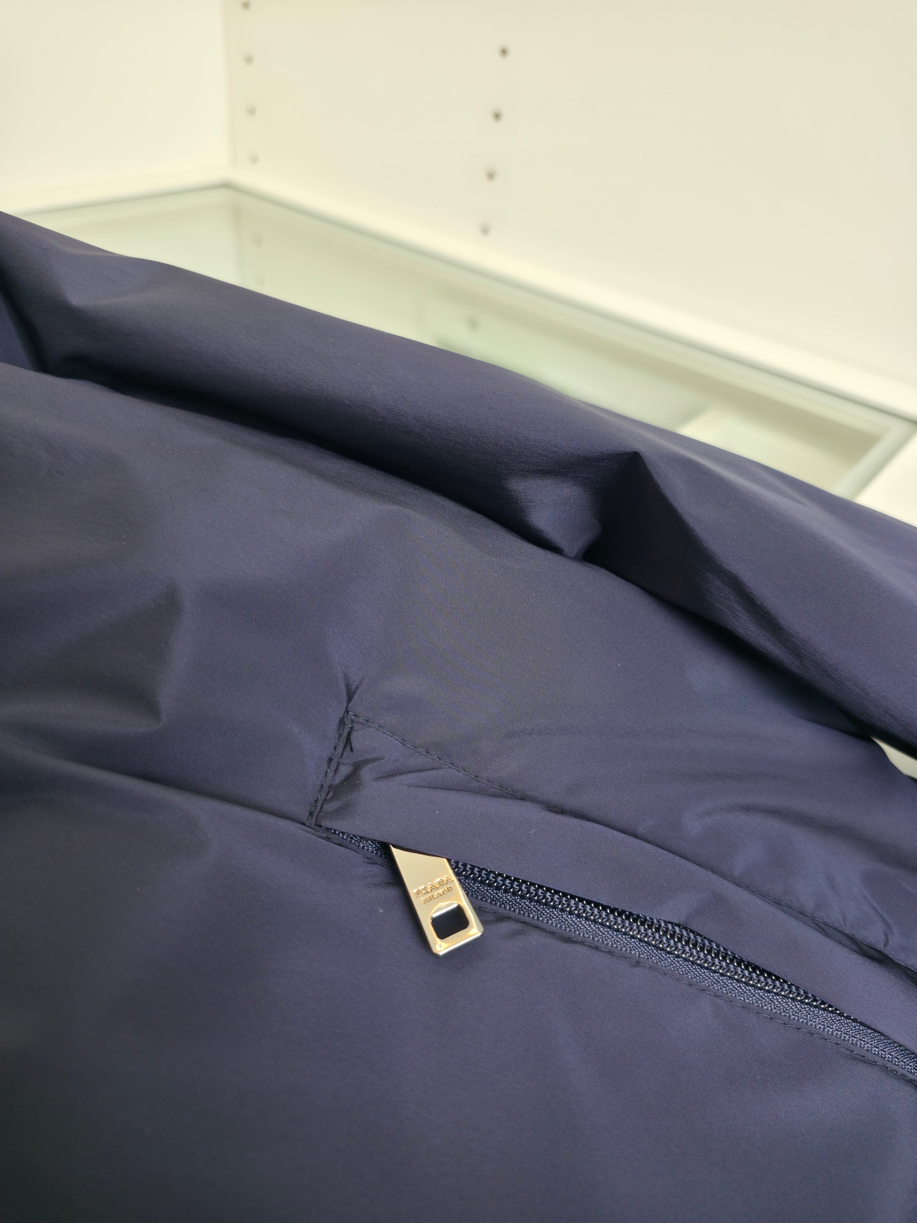 Black and Dark Blue Jacket