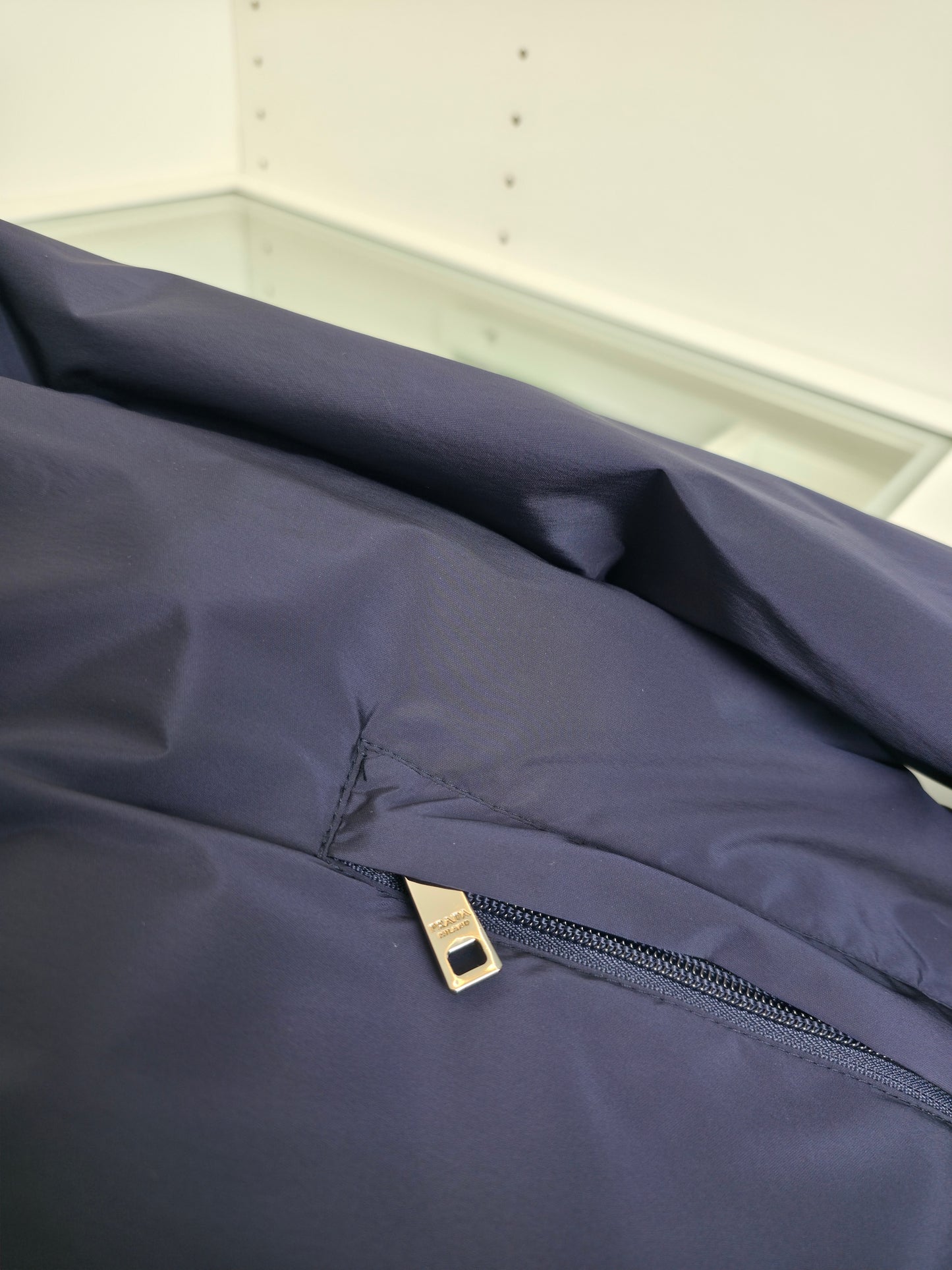 Black and Dark Blue Jacket