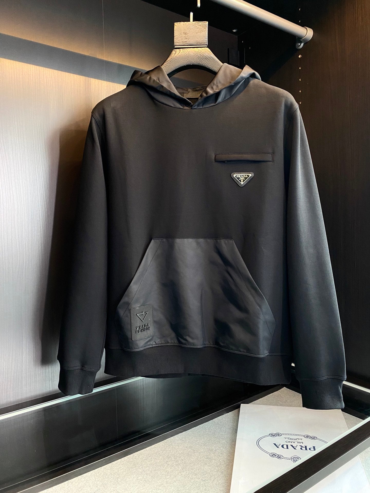 Black and White Hoodie